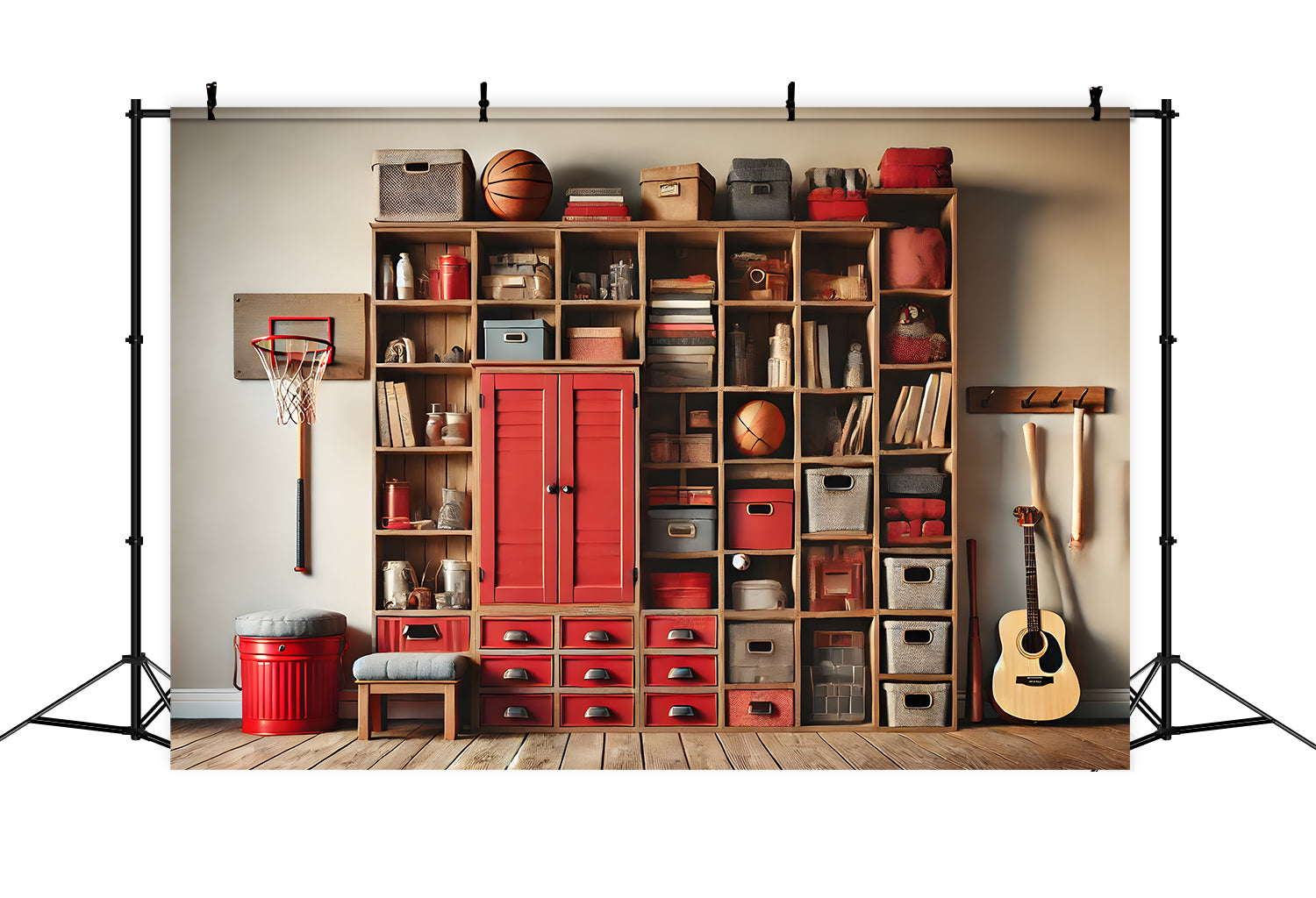 Sportraum-Schließfächer "Back to School"-Hintergrundkulisse RR7-240