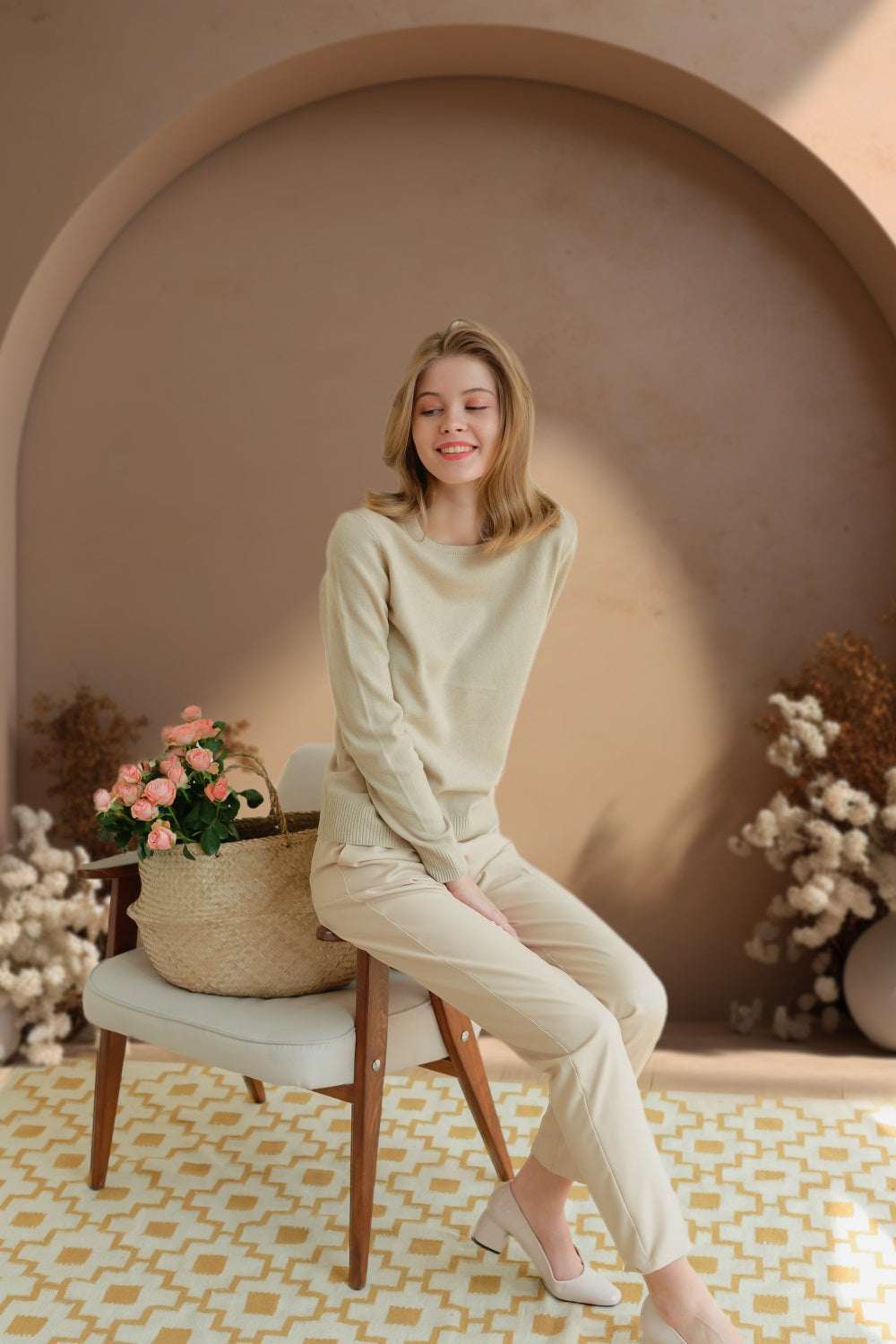 Serene Sands Boho Fotografie Hintergrund RR7-3