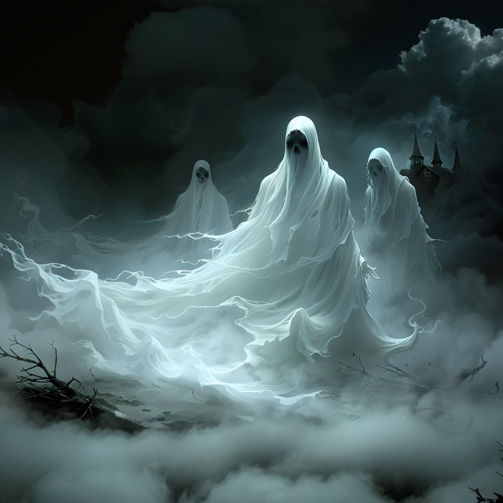 Halloween Gespenstertrio Hintergrund RR7-369