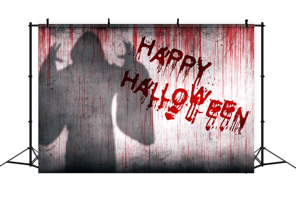 Happy Halloween Geisterschatten Wandhintergrund RR7-464