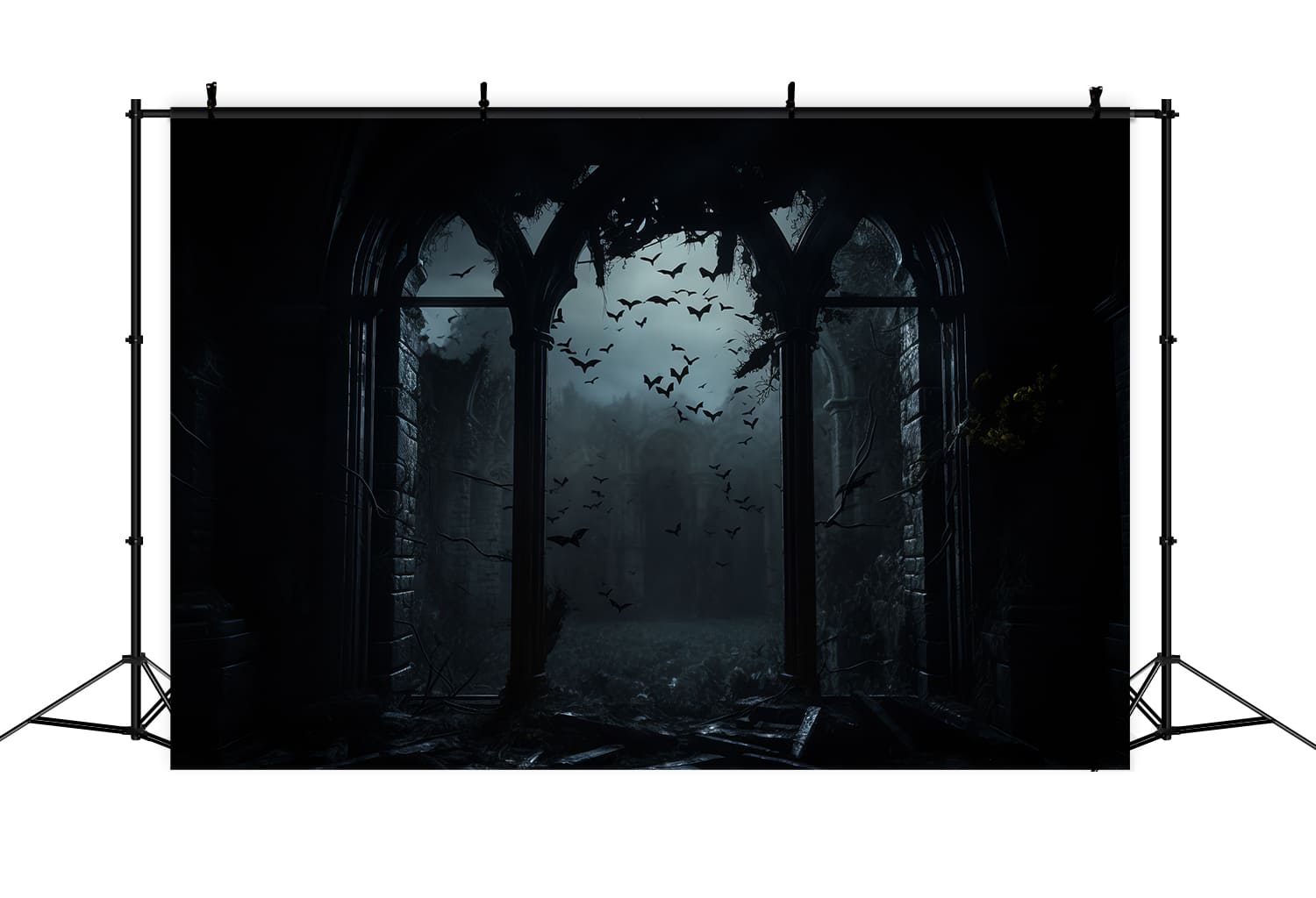 Halloween Gothic Friedhof Fotokulisse RR7-47