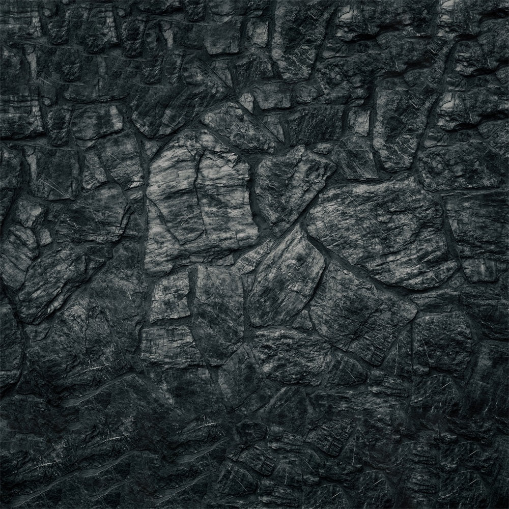 Verschlungener dunkler Schieferstein Bodenhintergrund RR7-563