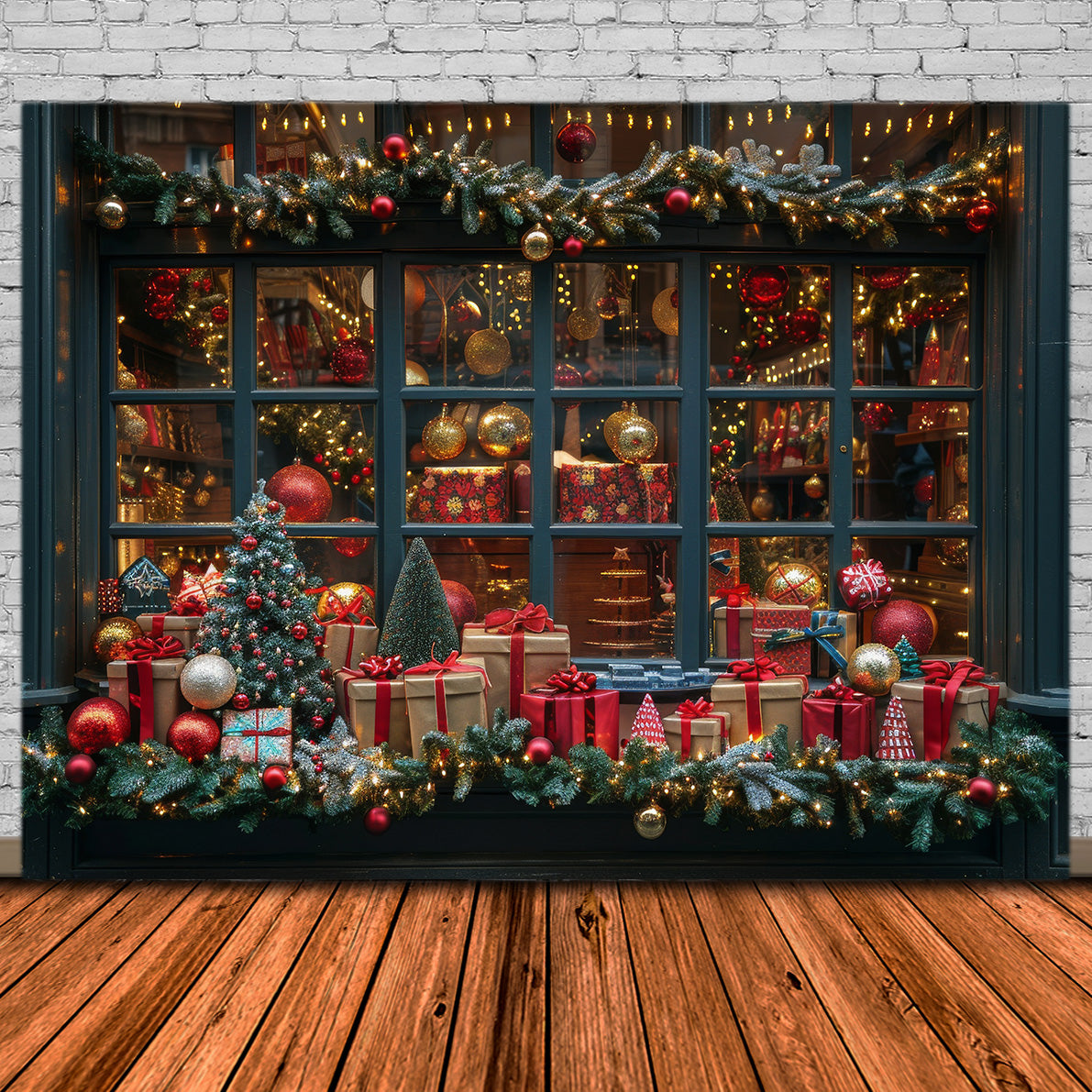 Weihnachtliche Schaufensterdekoration RR8-147