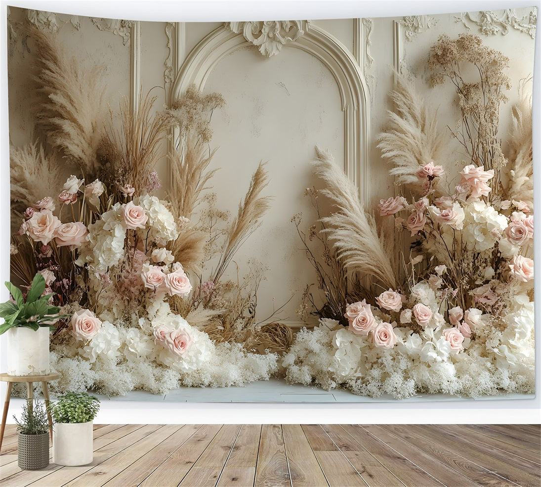 Boho Luxe Floral Oasis Hintergrund RR8-471