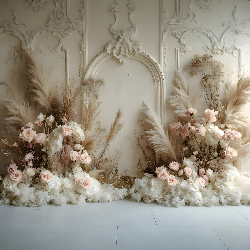 Boho Luxe Floral Oasis Hintergrund RR8-471