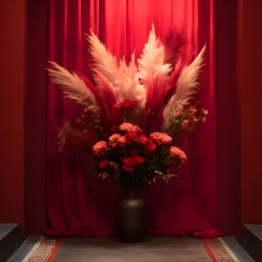 Golden Hour Sunlit Pumpkin Harvest Hintergrund RR8-515