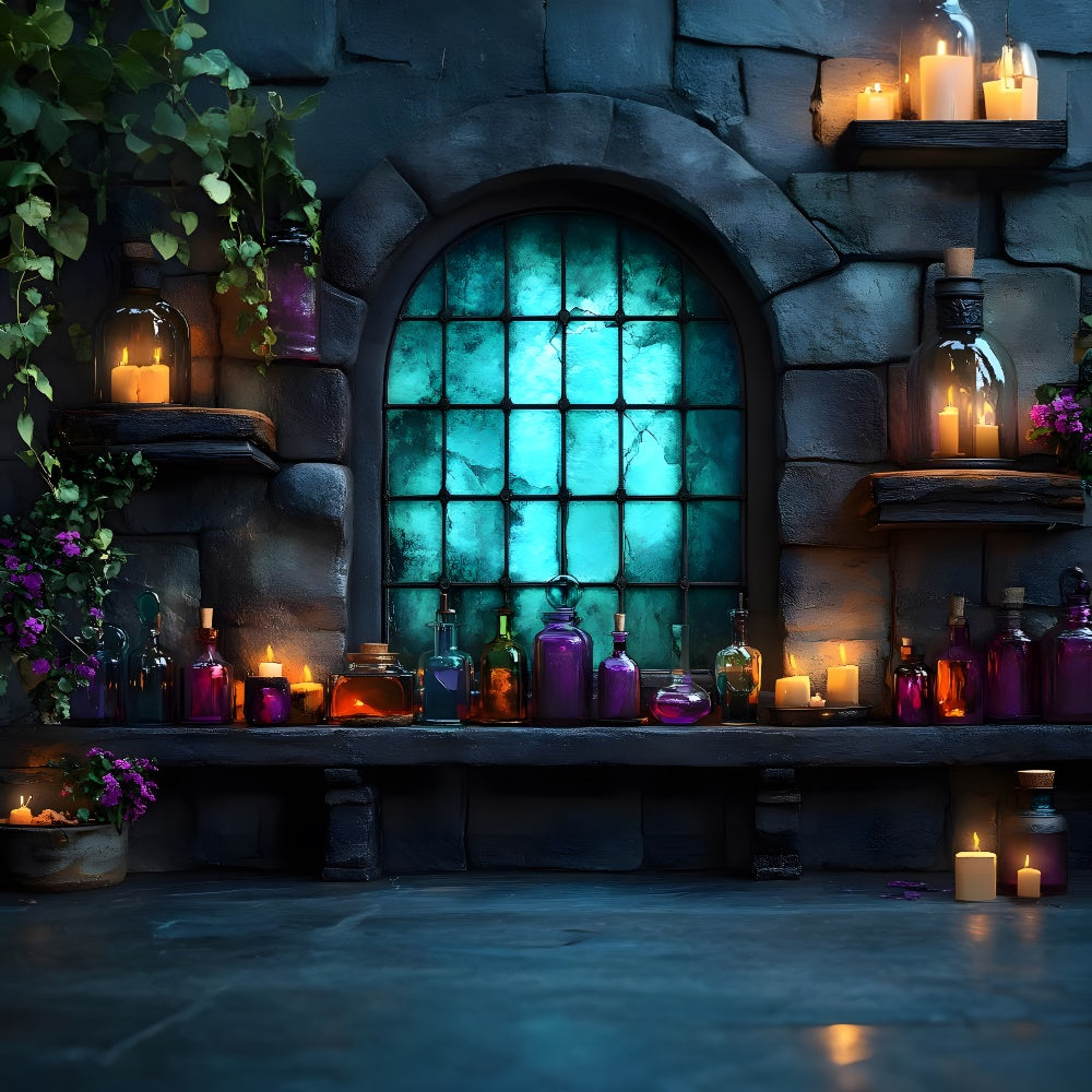 Halloween Grusellabor Fotohintergrund RR9-106