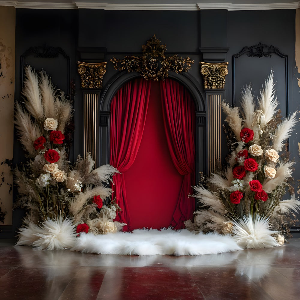 3x3m Fotohintergrund Elegante Boho-Hintergründe für Fotografie SXS5