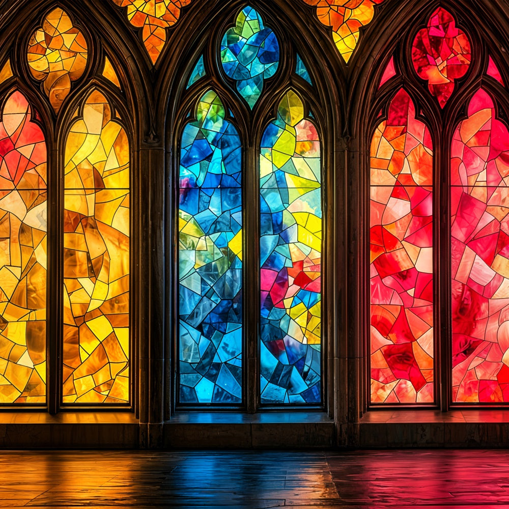 3x3m Fotohintergrund Viktorianischer Vintage Hintergrund für Fotoshooting SXS6