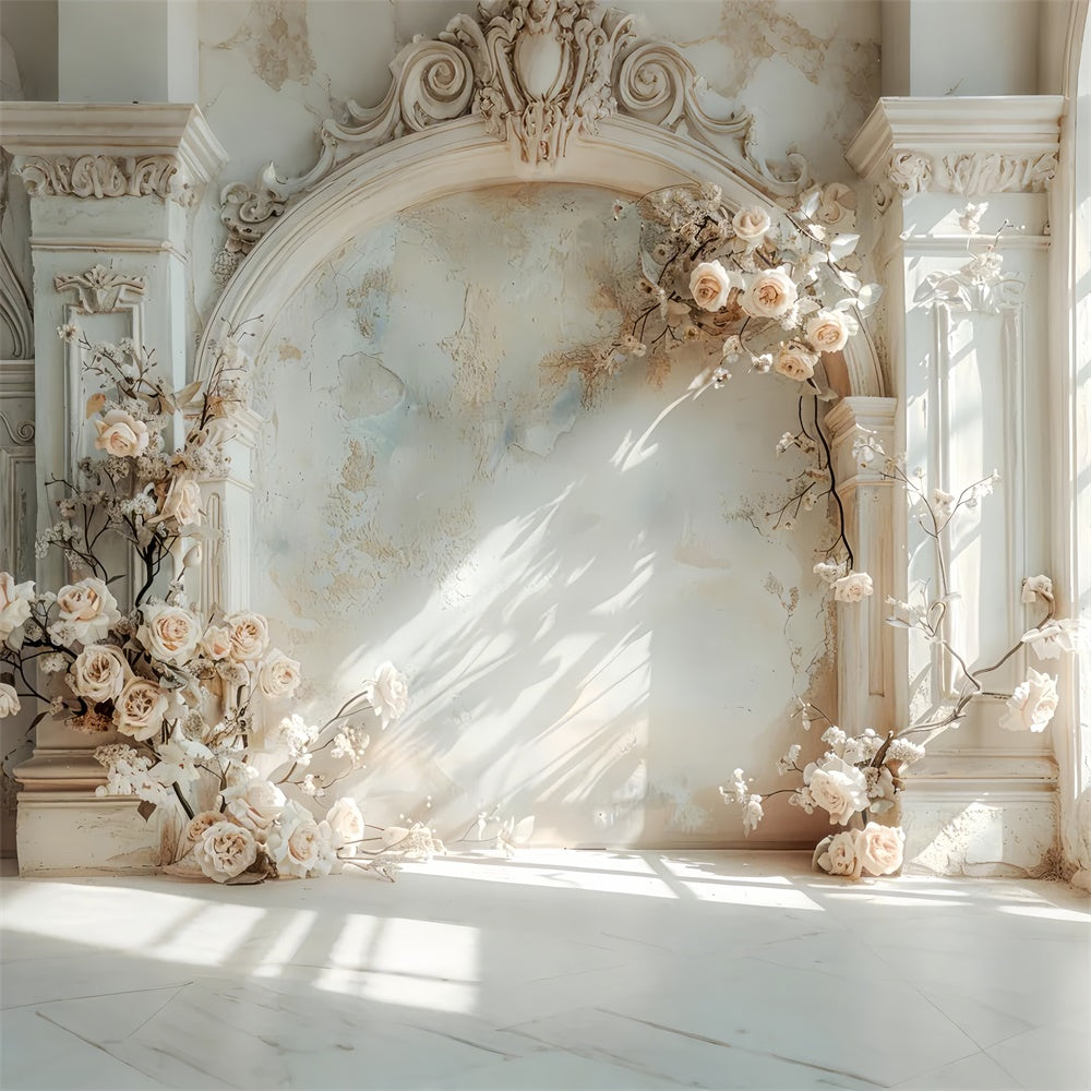 3x3m Fotohintergrund Viktorianischer Vintage Hintergrund für Fotoshooting SXS6