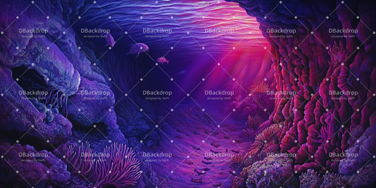 Theaterkulissen „Das Reich der Meerhexe“ Günstige Theaterkulissen CSH59-T68