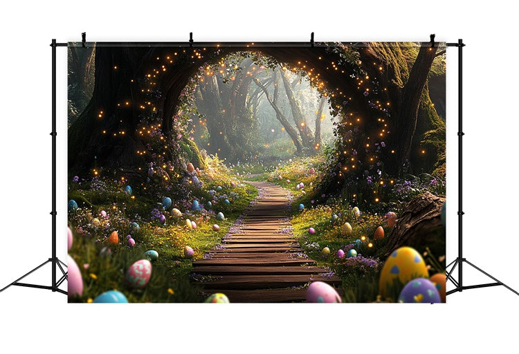 Ostern Fotohintergrund Ideen Enchanted Egg Hunt Path Hintergrund TWW3-1