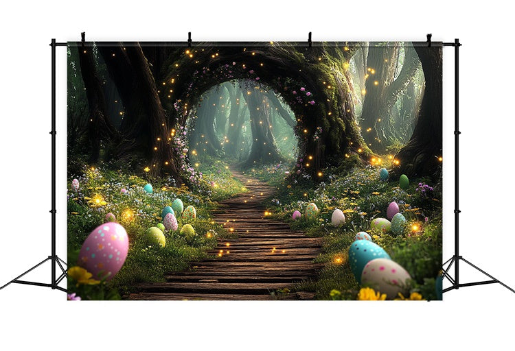Ostern Backdrop Magischer Wald Ei Wunderland Backdrop TWW3-13