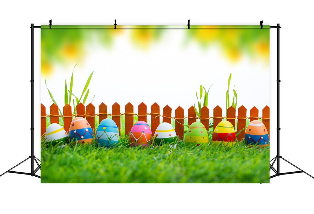 Ostern Fotohintergrund Lebendige bemalte Eier Display-Hintergrund TWW3-19