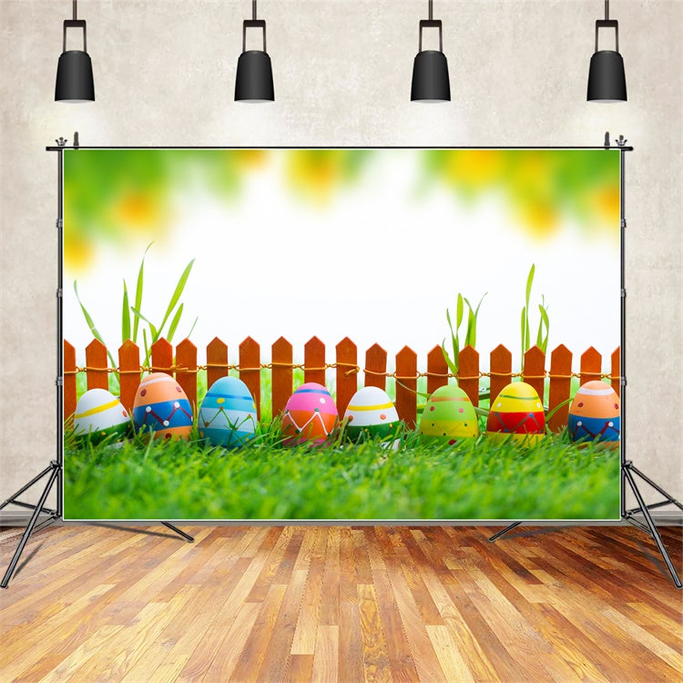 Ostern Fotohintergrund Lebendige bemalte Eier Display-Hintergrund TWW3-19