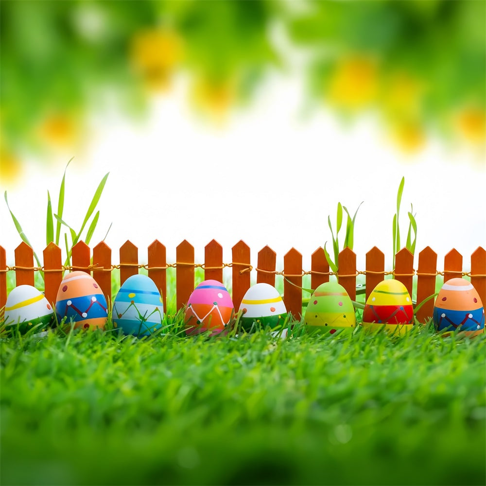 Ostern Fotohintergrund Lebendige bemalte Eier Display-Hintergrund TWW3-19