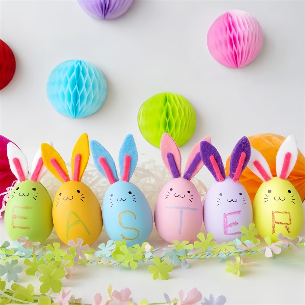 Ostern Fotohintergrund Pastell Bunny Egg Celebration Hintergrund TWW3-25