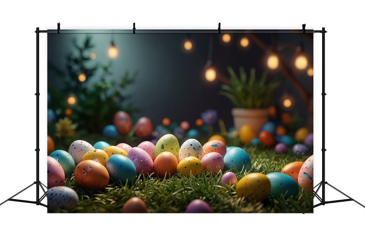 Osterei Backdrop Magische Osternacht Glühen Backdrop TWW3-42
