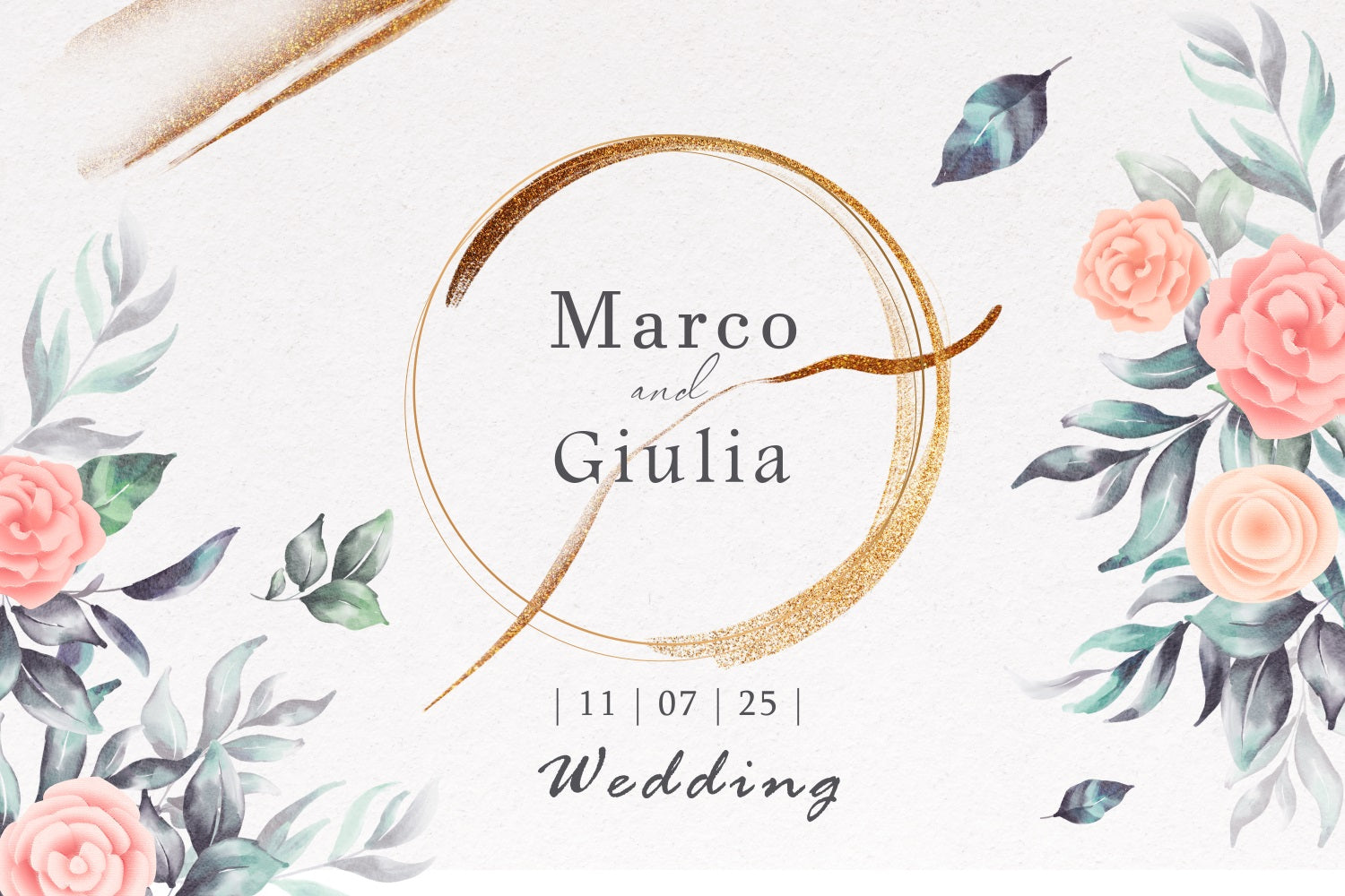Backdrops für Hochzeiten Elegante Rose Individueller Backdrop TWW3-88