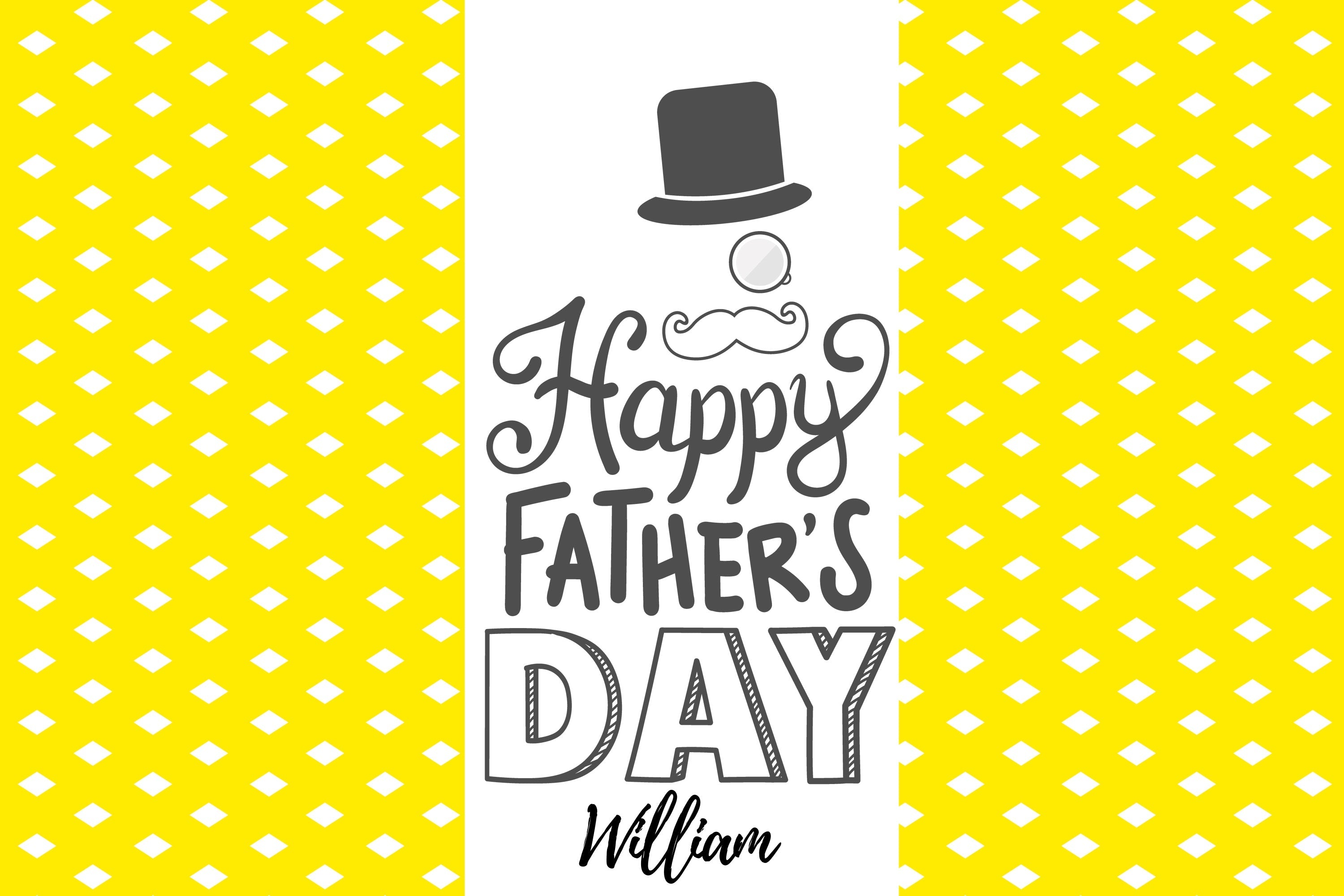 Hintergrundbild Vatertag Klassisch Gelb Geometrisch Individuelles Hintergrundbild TWW4-72