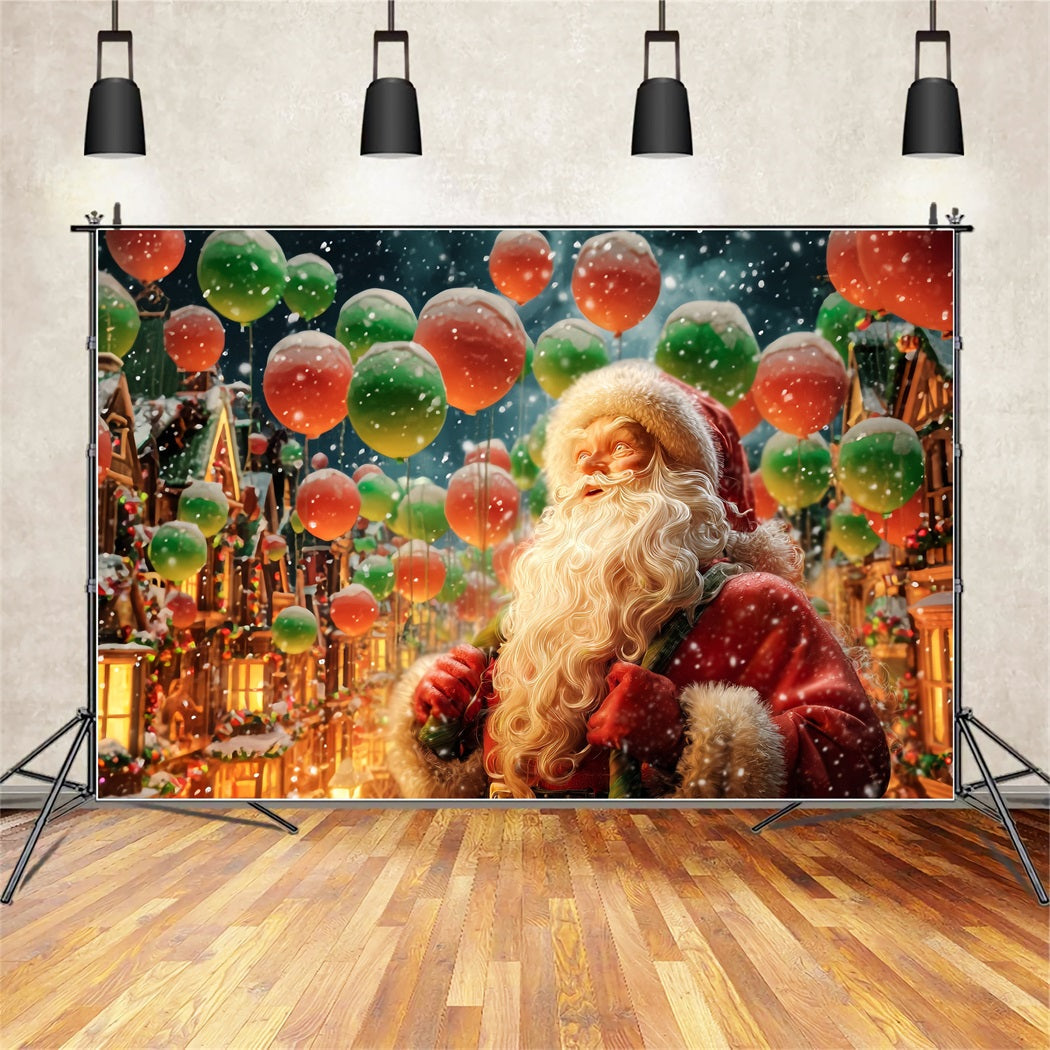 Weihnachtsmann-Hintergrund Weihnachtsmann-Ballons Winterparade Weihnachts-Hintergr¨¹nde Verkauf TWW510-92