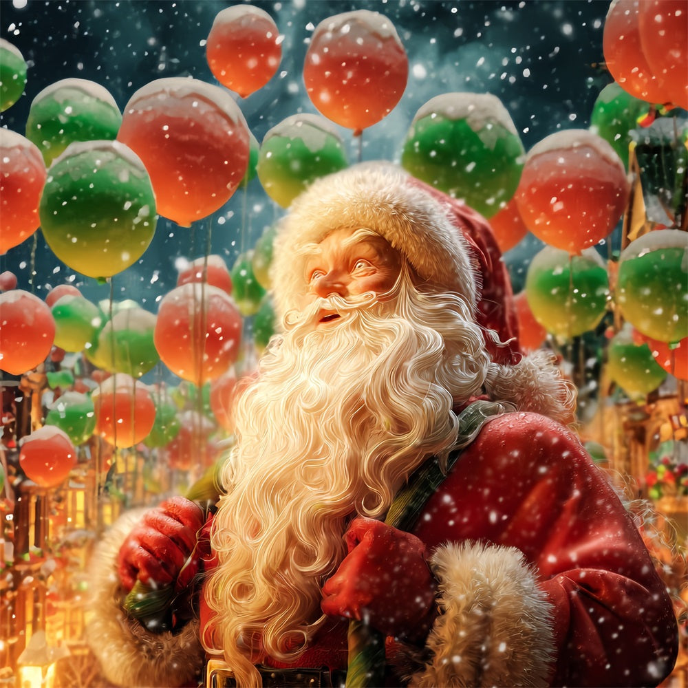 Weihnachtsmann-Hintergrund Weihnachtsmann-Ballons Winterparade Weihnachts-Hintergr¨¹nde Verkauf TWW510-92