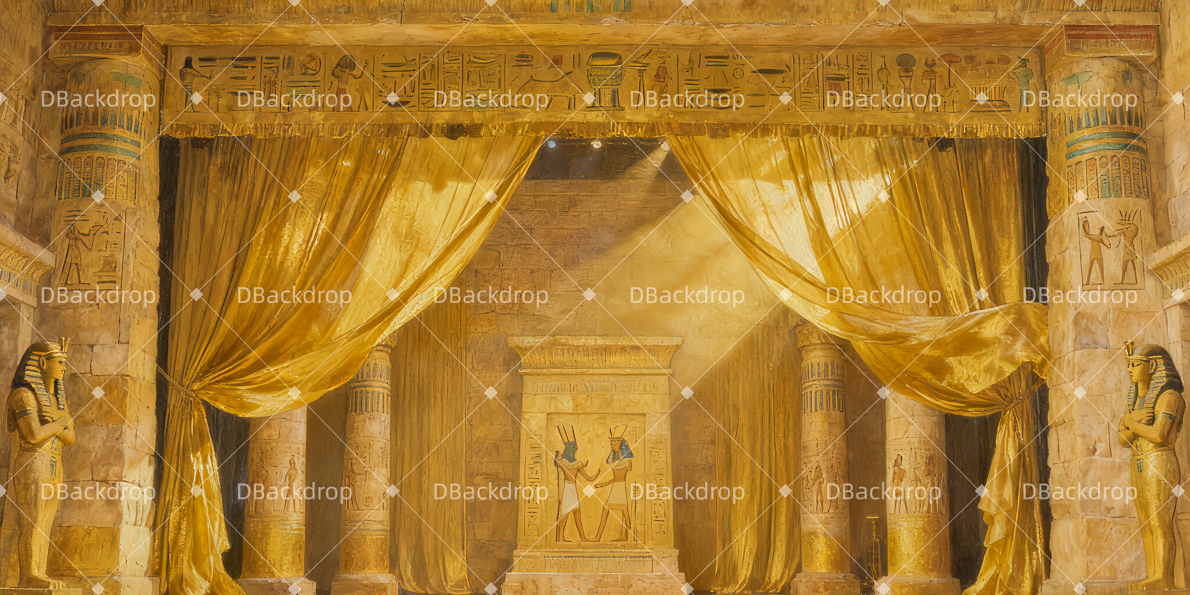 Theater Vorhang Wiedersehen in Ägypten Theatervorhang Kaufen TWW510-T2