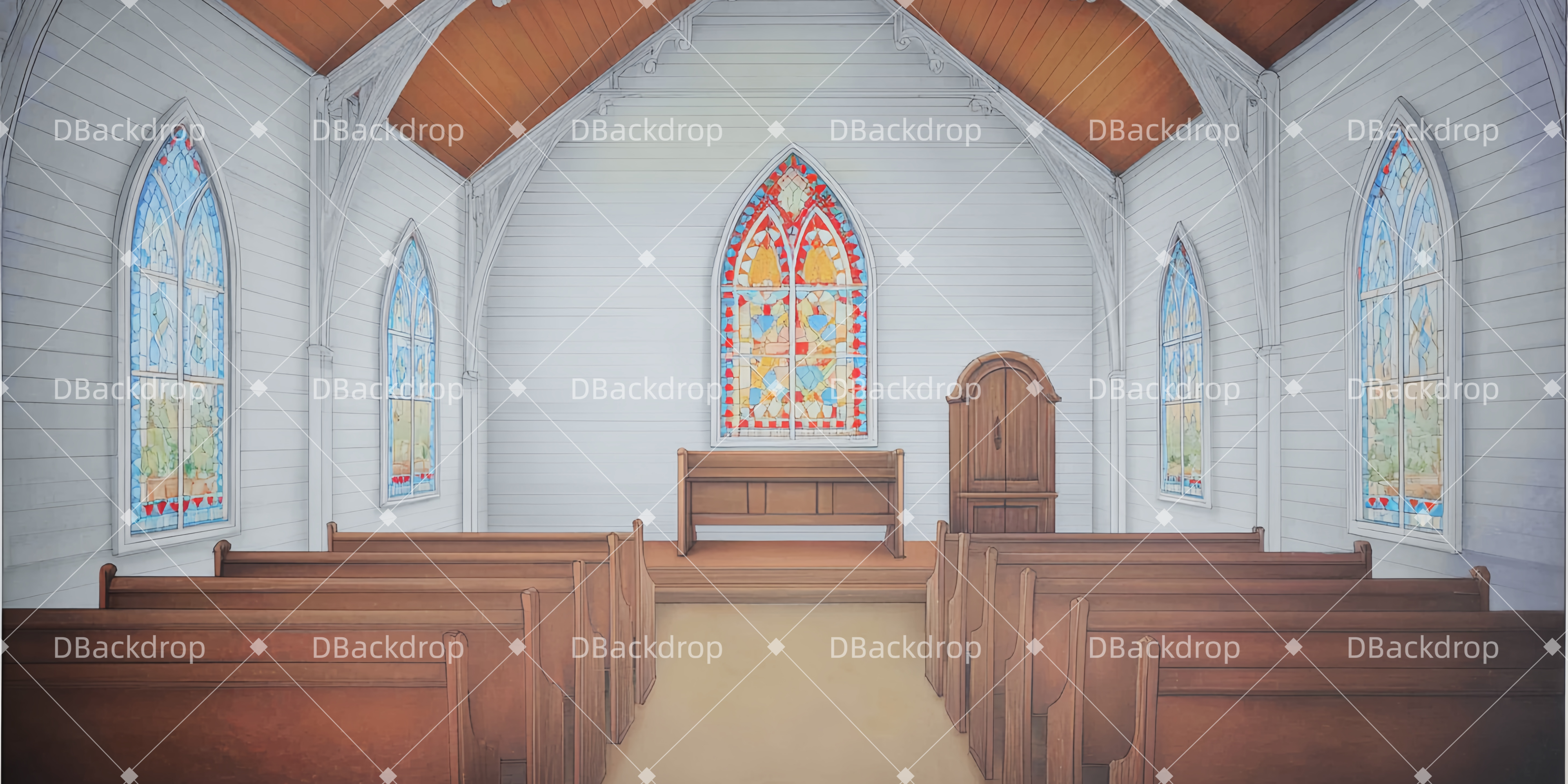 Bühne Theater Vorhang Die Hochzeit Innenansicht Theater gardinen TWW510-T32