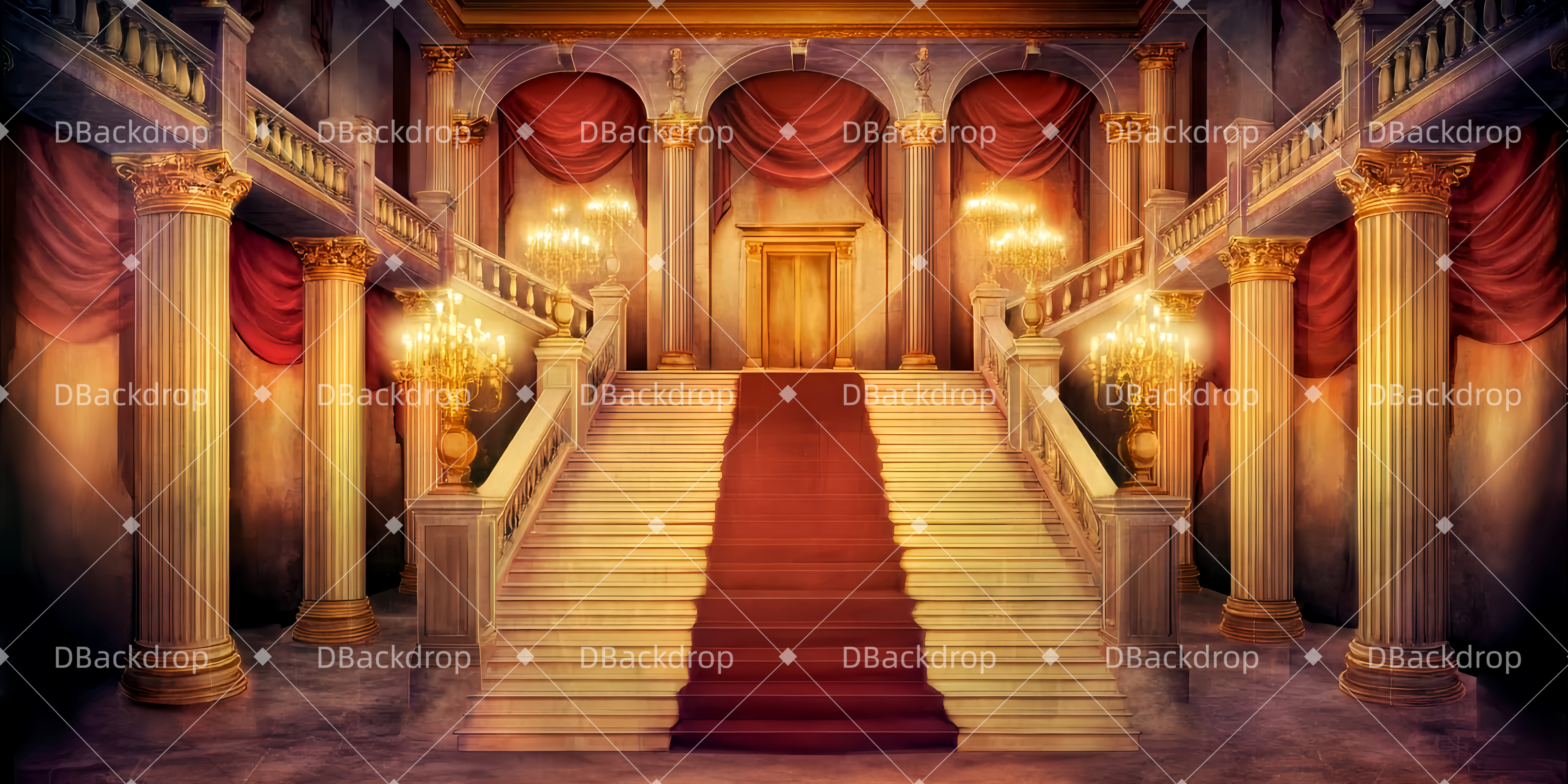 Bühne Theatervorhang Die Schlosshalle Theatervorhang samt TWW510-T51