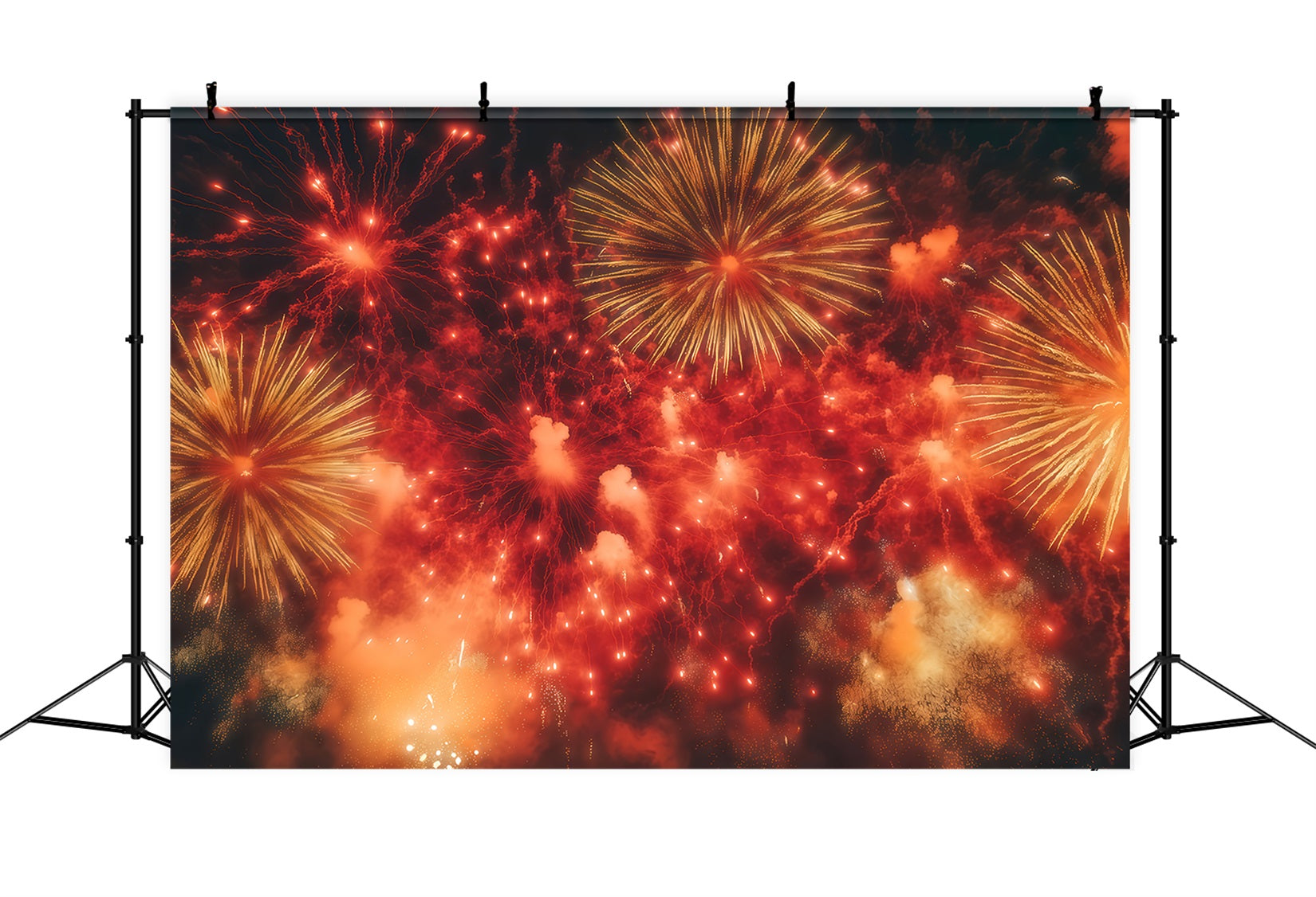 Neujahrshintergrund Purpurroter Feuerwerkshimmel Silvester-Hintergrund TWW512-11