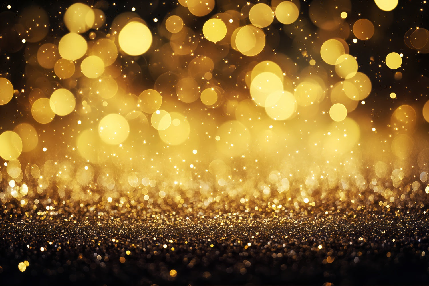 Neujahrshintergründe Goldener Glanz Schimmer Bokeh Goldglitzer Hintergrund TWW512-7