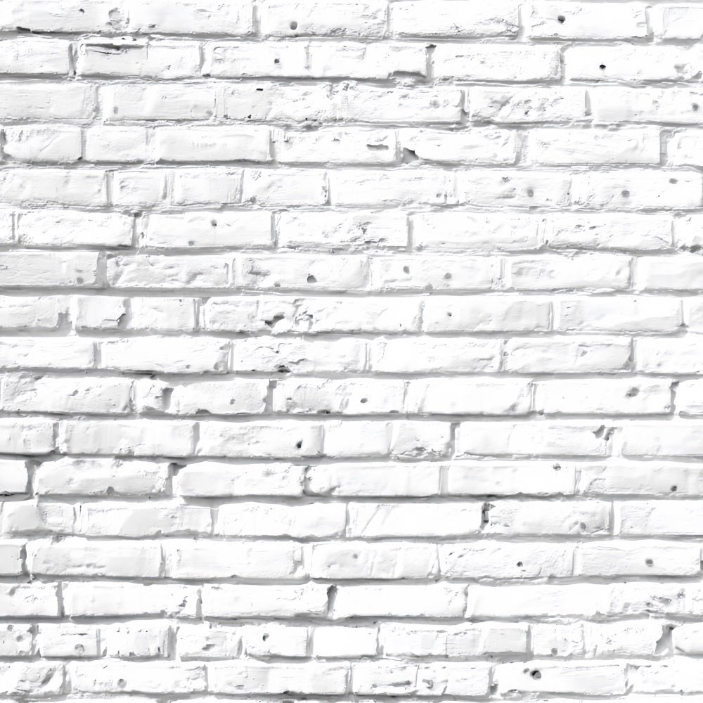 Weißer Ziegelhintergrund Weiß getünchter Ziegelhintergrund mit Distressed-Textur TWW59-188