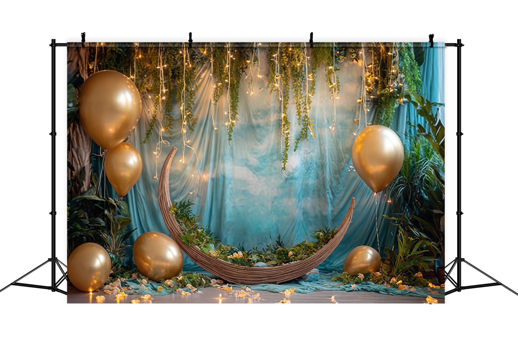 Cake Smash-Studiohintergründe Golden Moonlight Jungle Dream Cake Fotografie-Studiohintergründe TWW59-250