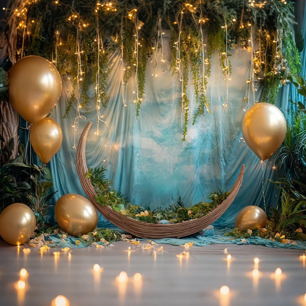 Cake Smash-Studiohintergründe Golden Moonlight Jungle Dream Cake Fotografie-Studiohintergründe TWW59-250