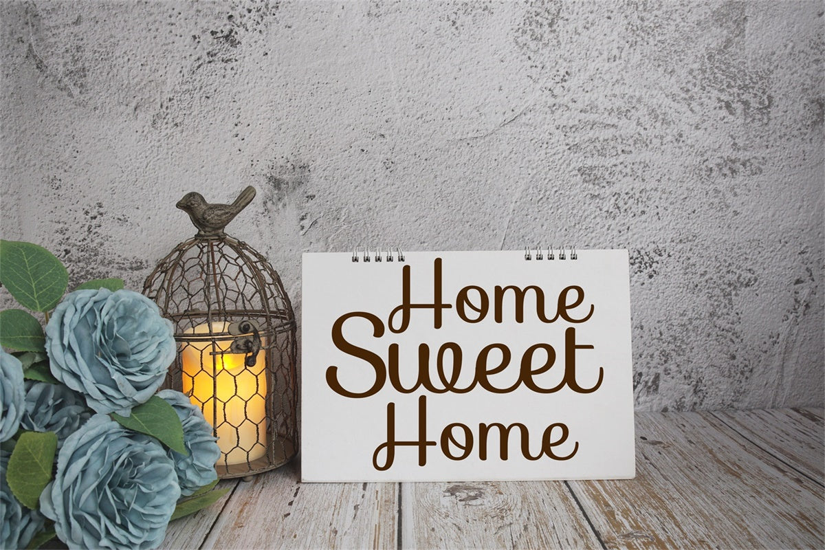 Backdrops für Einweihung Floral Candlelit Home Backdrop XY2-129