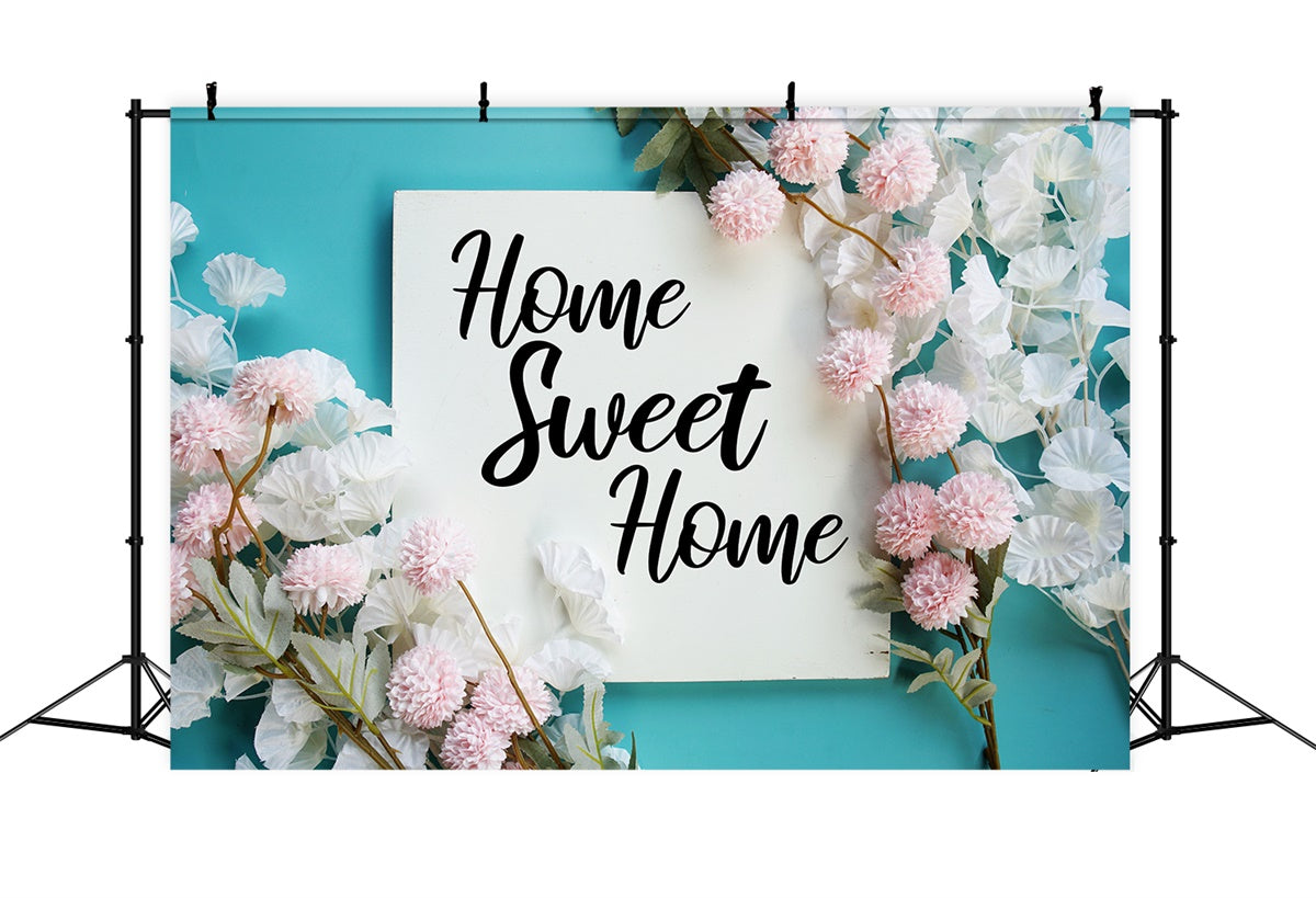 Einweihungs-Hintergrundkulissen Elegant Floral Sweet Home Hintergrund XY2-130