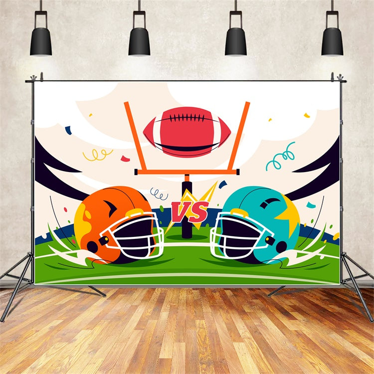 Sportveranstaltung Backdrop American Football Meisterschaft Backdrop XY2-156