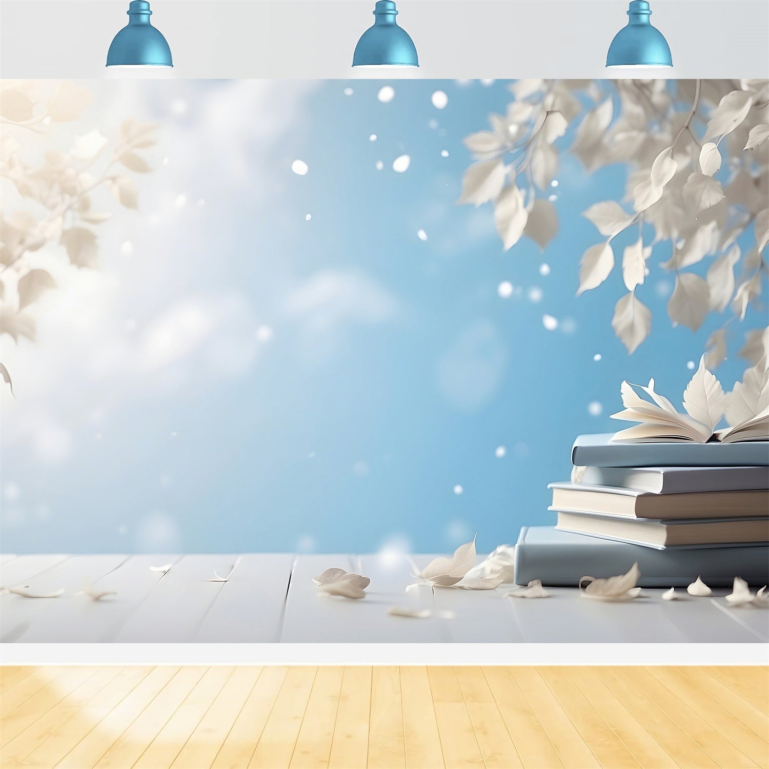 Welttag des Buches Backdrop Ruhiger Himmel Bücher Fantasy Backdrop XY2-63