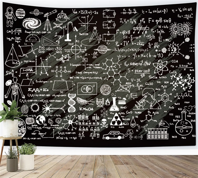 Zurück zu Schule Educational Blackboard Kid Backdrop BRP7-55