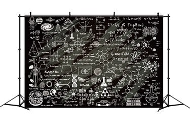 Zurück zu Schule Educational Blackboard Kid Backdrop BRP7-55