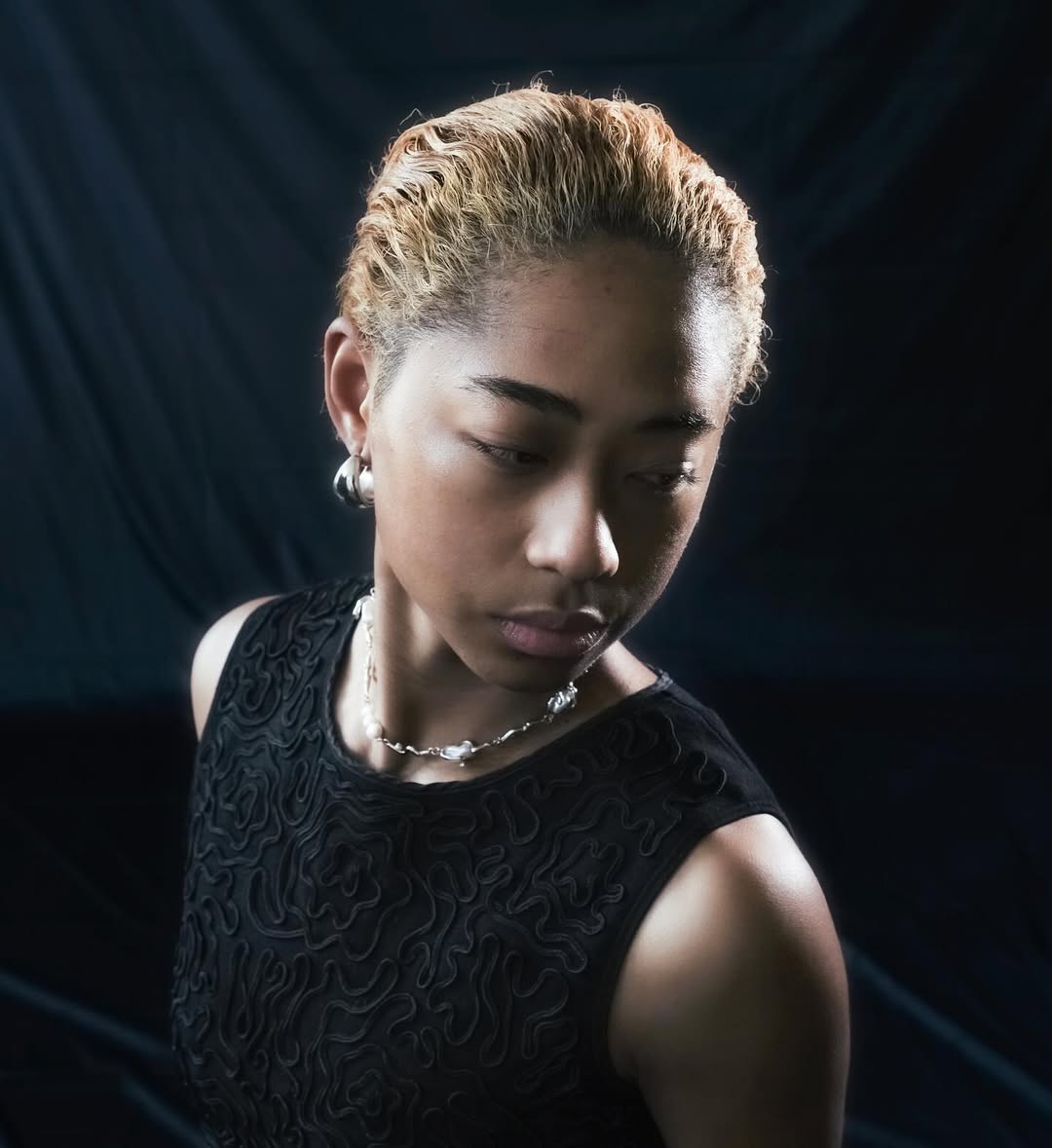 Schwarzer Einfarbiger Fotografie Hintergrund für Fotostudio S9