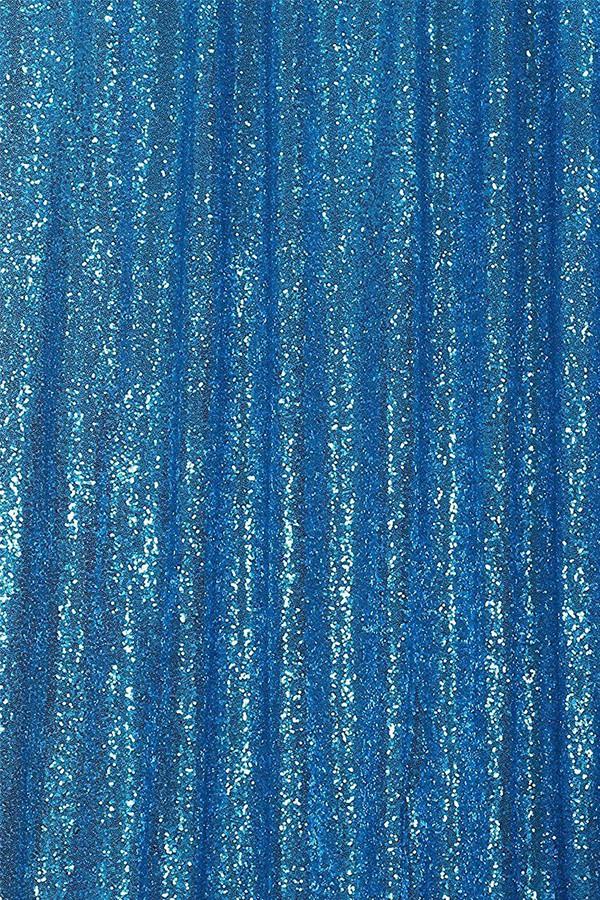 Blauer Paillettenfarbiger Hintergrund für Partyhochzeitsdekoration D21