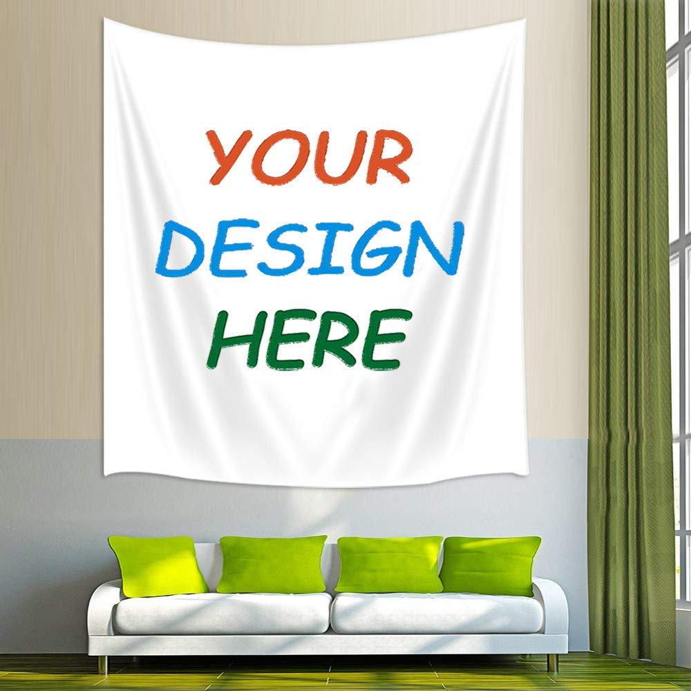 Personalized Customize Image Tapestry Wall Hanging for Living Room Bedroom Dorm Decor T1