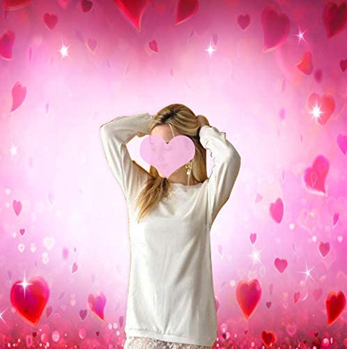 Rot Pink Hearts Sparkle Hintergrund für Valentinstag Fotos VAT-41