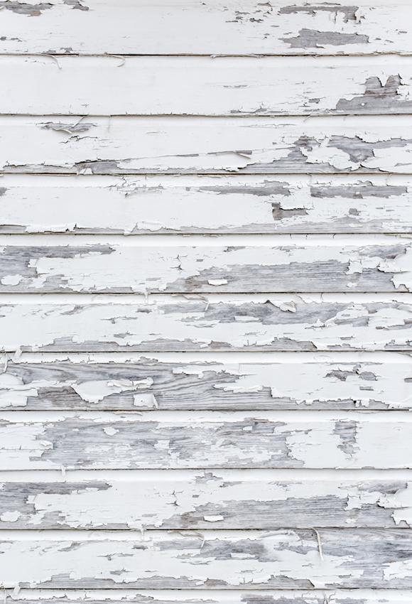 White Weathered Wood Texture Backdrop