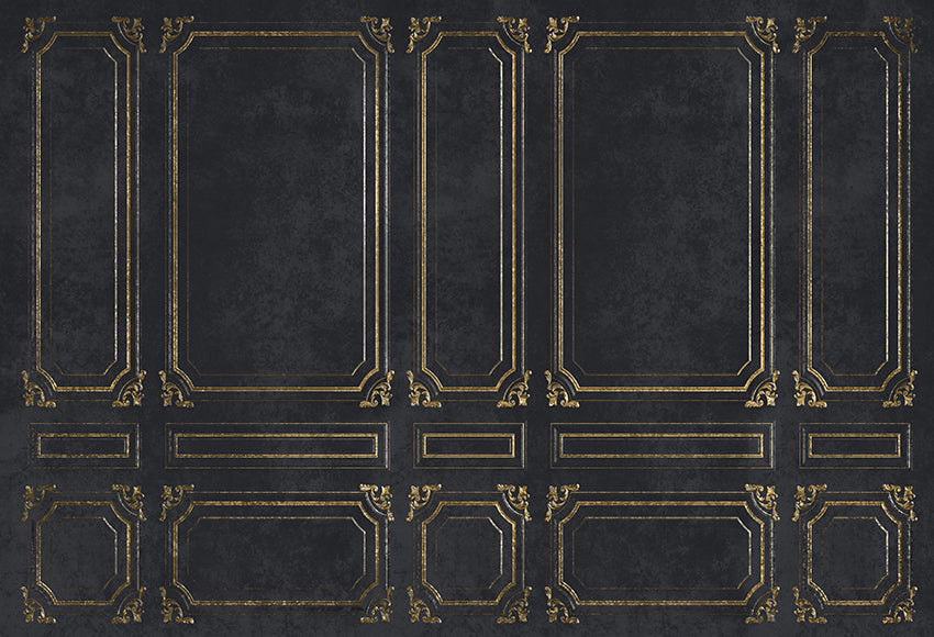 Dark Classical Wall Photography Backdrop for Photo Booth