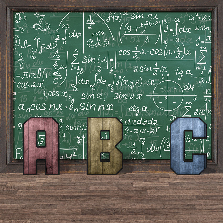 Back To School Classroom Backdrop for Photo Booth