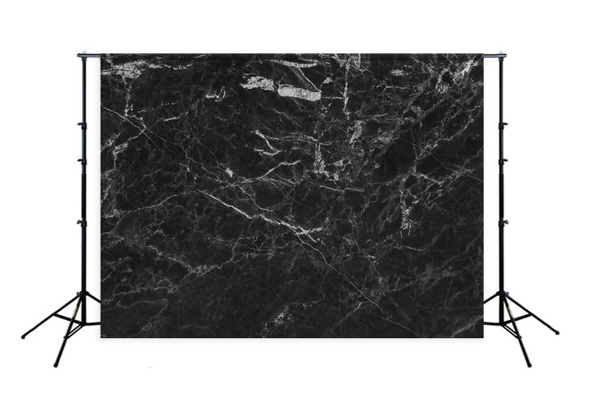 Marble Wall Texture Art Work Black Backdrops for Photography D99