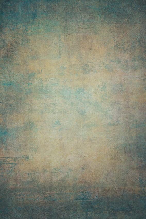 Turquoise Orange Abstract Texture Photo Shoot Backdrop DHP-433