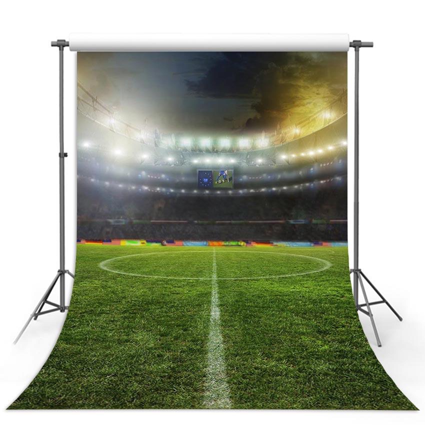Football Field Backdrops Sports Photography Backdrops Soccer Stadium Background